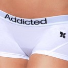 Dámské boxerky Addicted - bílá