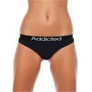 Dámská tanga Addicted - černá